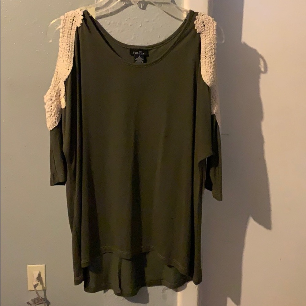 Olive green shirt